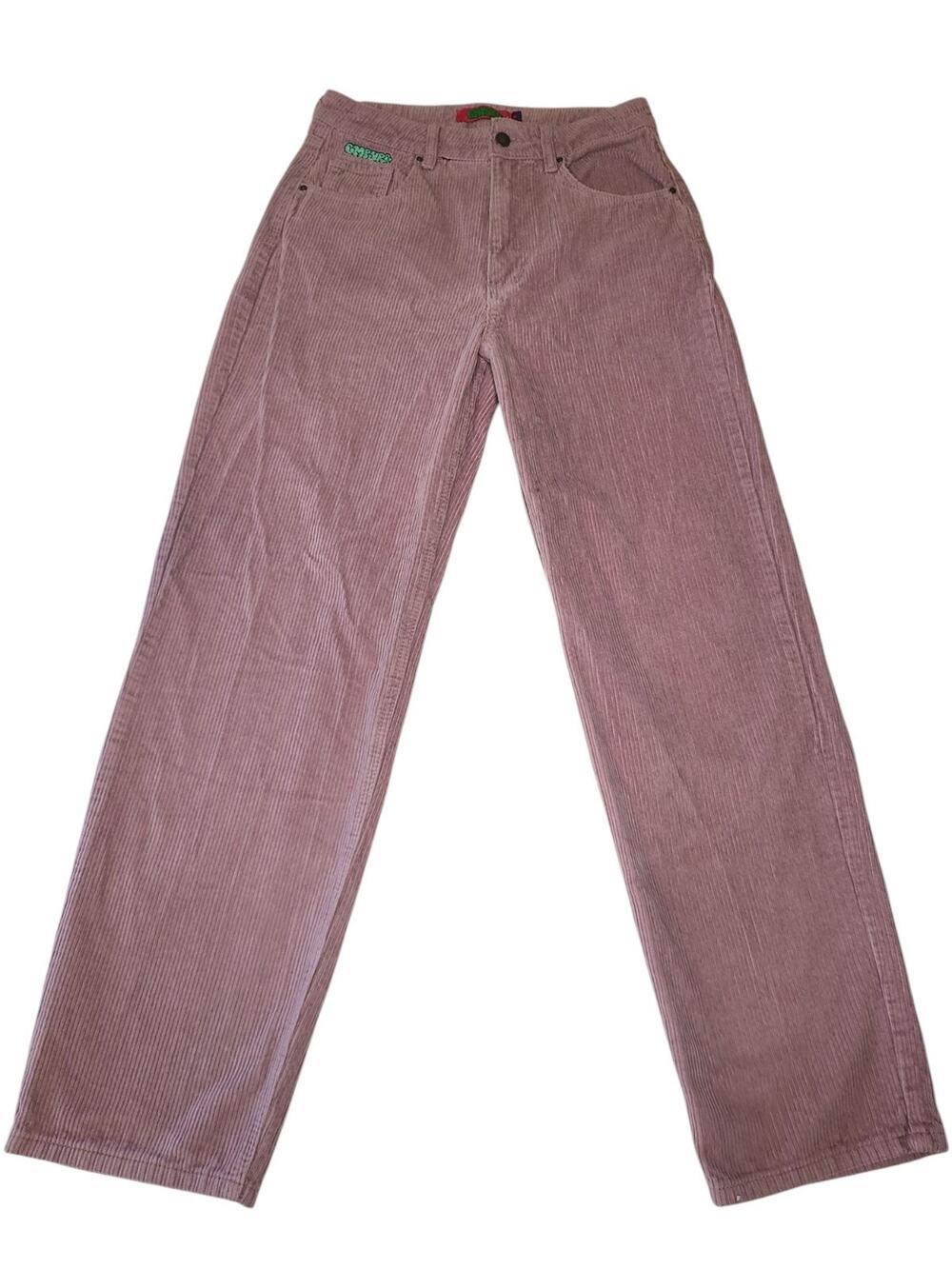 Vtg Y2K Empyre Tori Corduroy Baggy Skater Pants Light Purple Size 5 Wide Leg